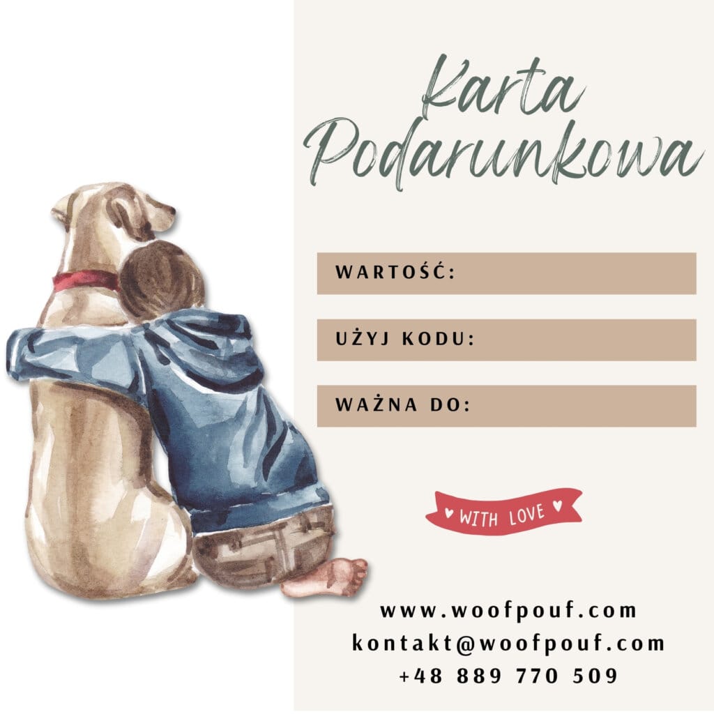 Karta podarunkowa dla psiarza
