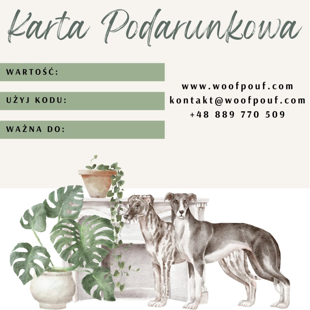 Karta podarunkowa dla psiarza