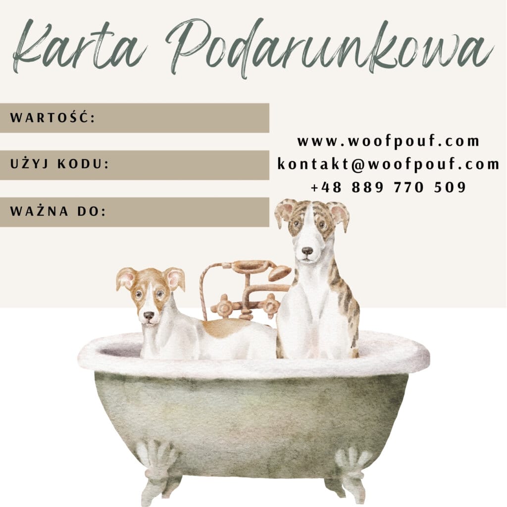 Karta podarunkowa dla psiarza